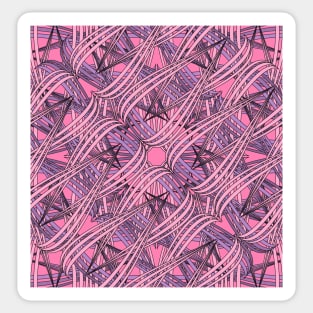 Pink threads Sticker